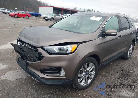 2019 Ford Edge Titanium z USA, uszkodzony, nr VIN 2FMPK4K98KBB22906